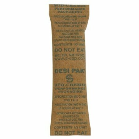 BSC PREFERRED 1 x 3-1/2 x 1/4'' Kraft Clay Desiccant Bag - 5 Gallon Pail, 700PK S-1056